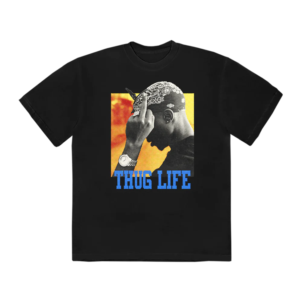 Tupac Shakur - Thug Life Black T-Shirt