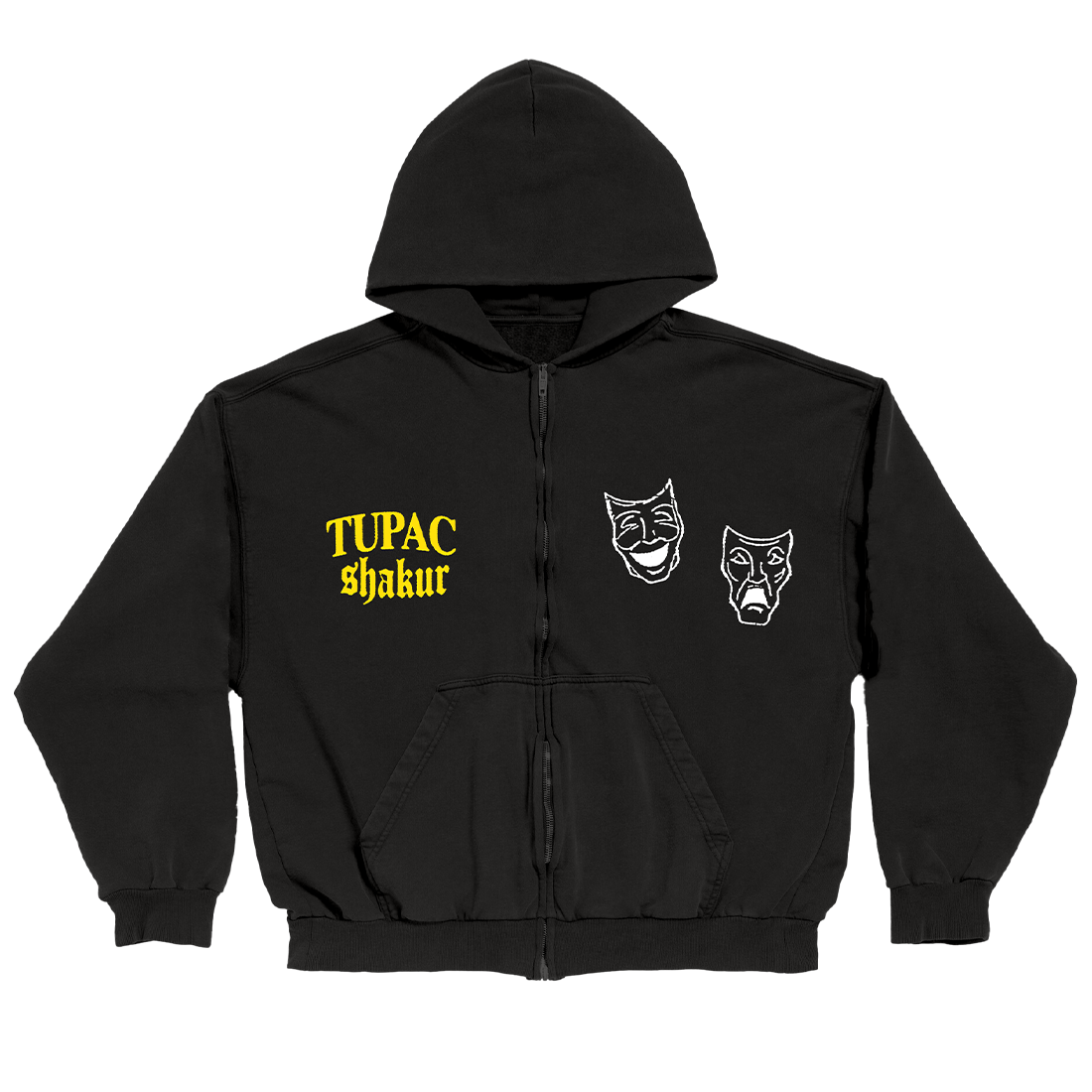 Gemini Mask Zip Hoodie 2pac Official