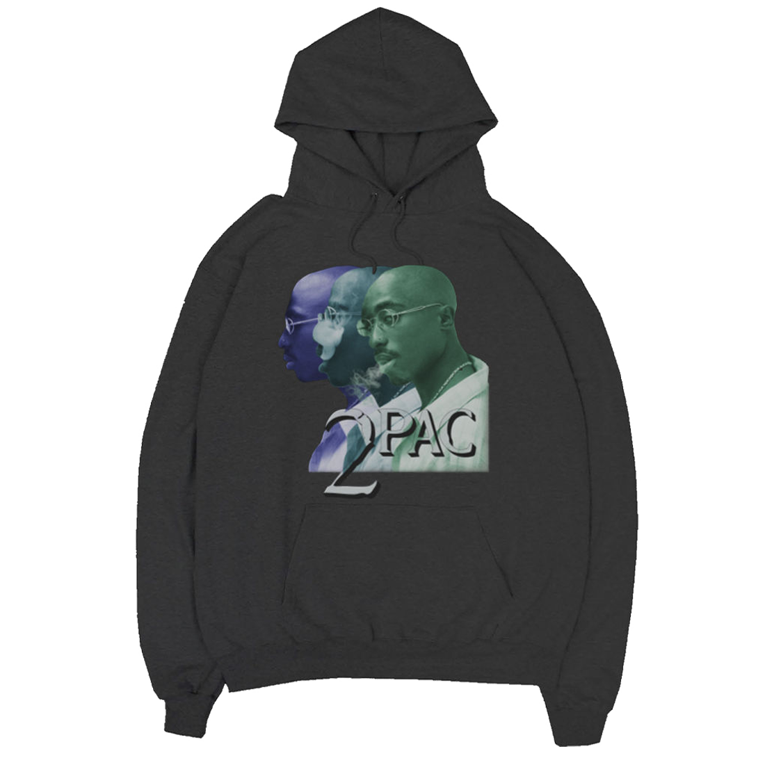 Triple Colour Hoodie 2pac Official