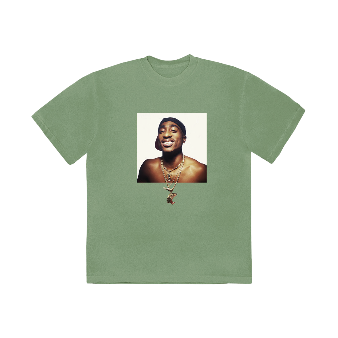 Green 2024 tupac shirt