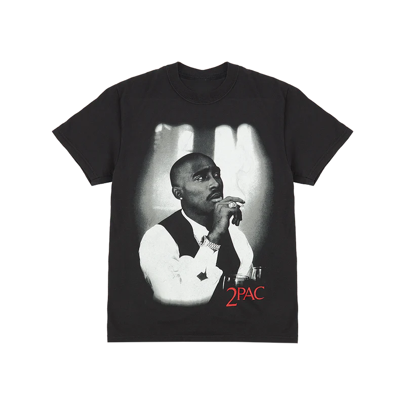 Tupac Shakur - Most Wanted Black Tee