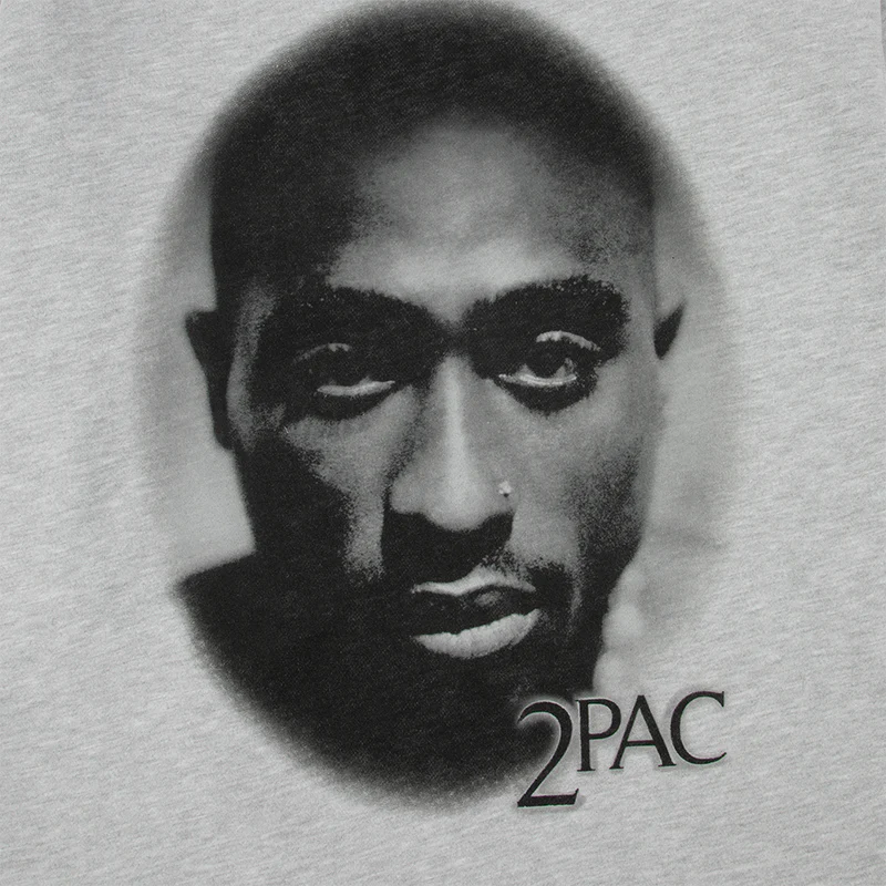 Tupac Shakur - Trackless Grey Crewneck