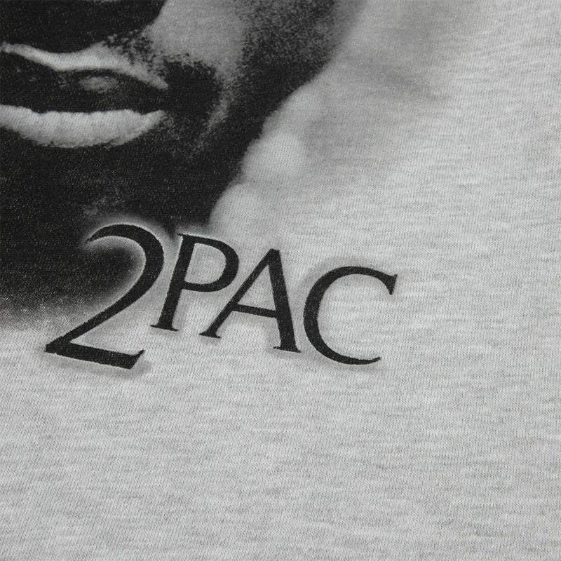 Tupac Shakur - Trackless Grey Crewneck