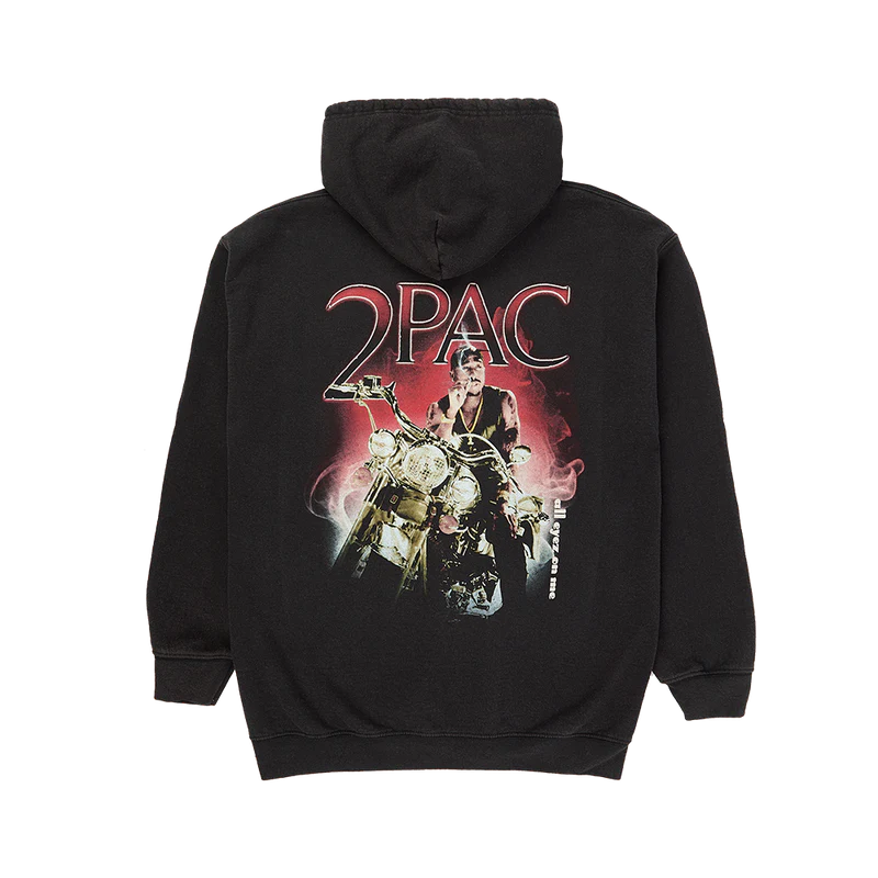 Tupac Shakur - Rider Black Zip Hoodie