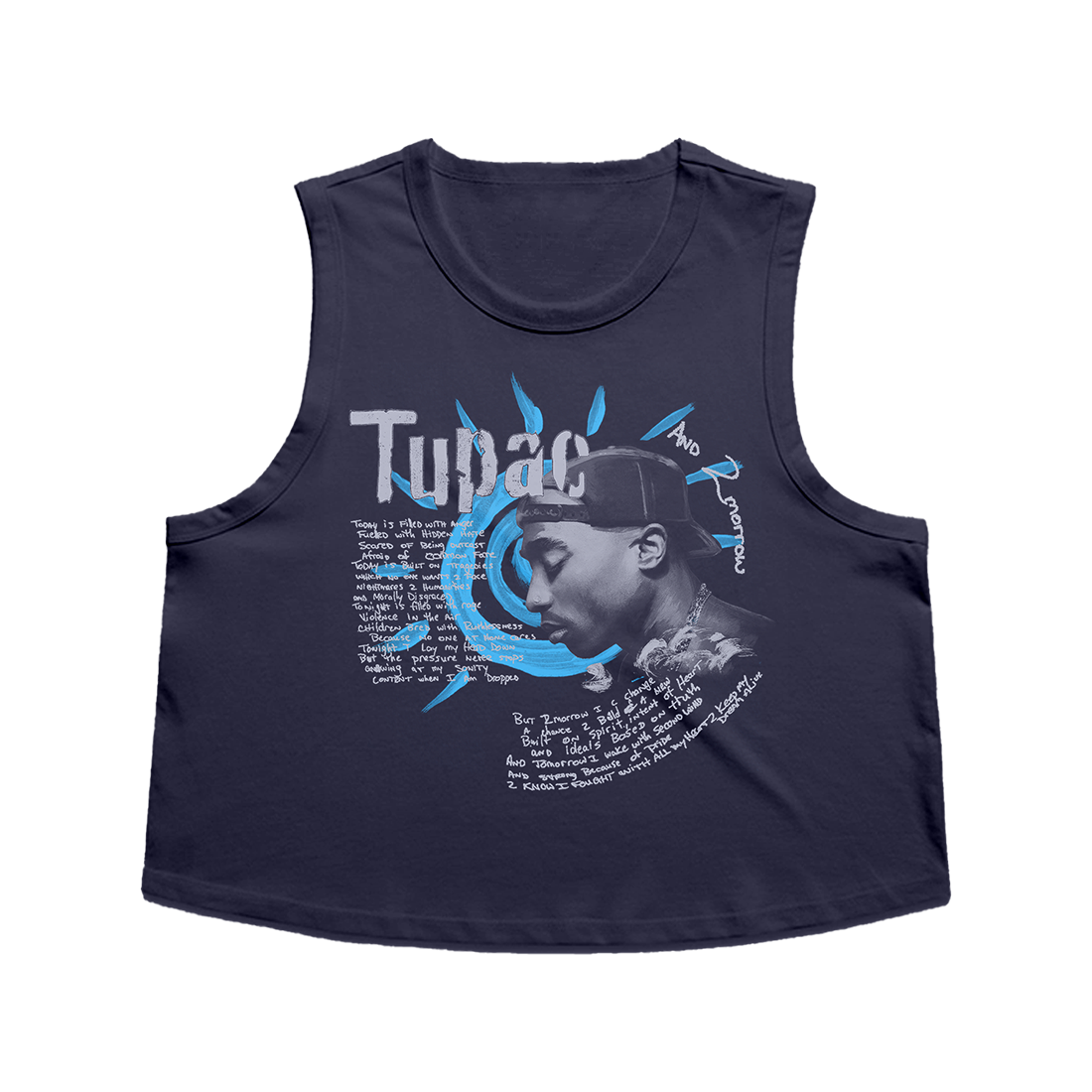 Tupac Shakur - And 2Morrow Cropped Tank