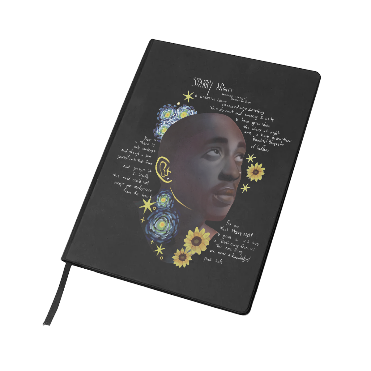 Tupac Shakur - Starry Night Notebook