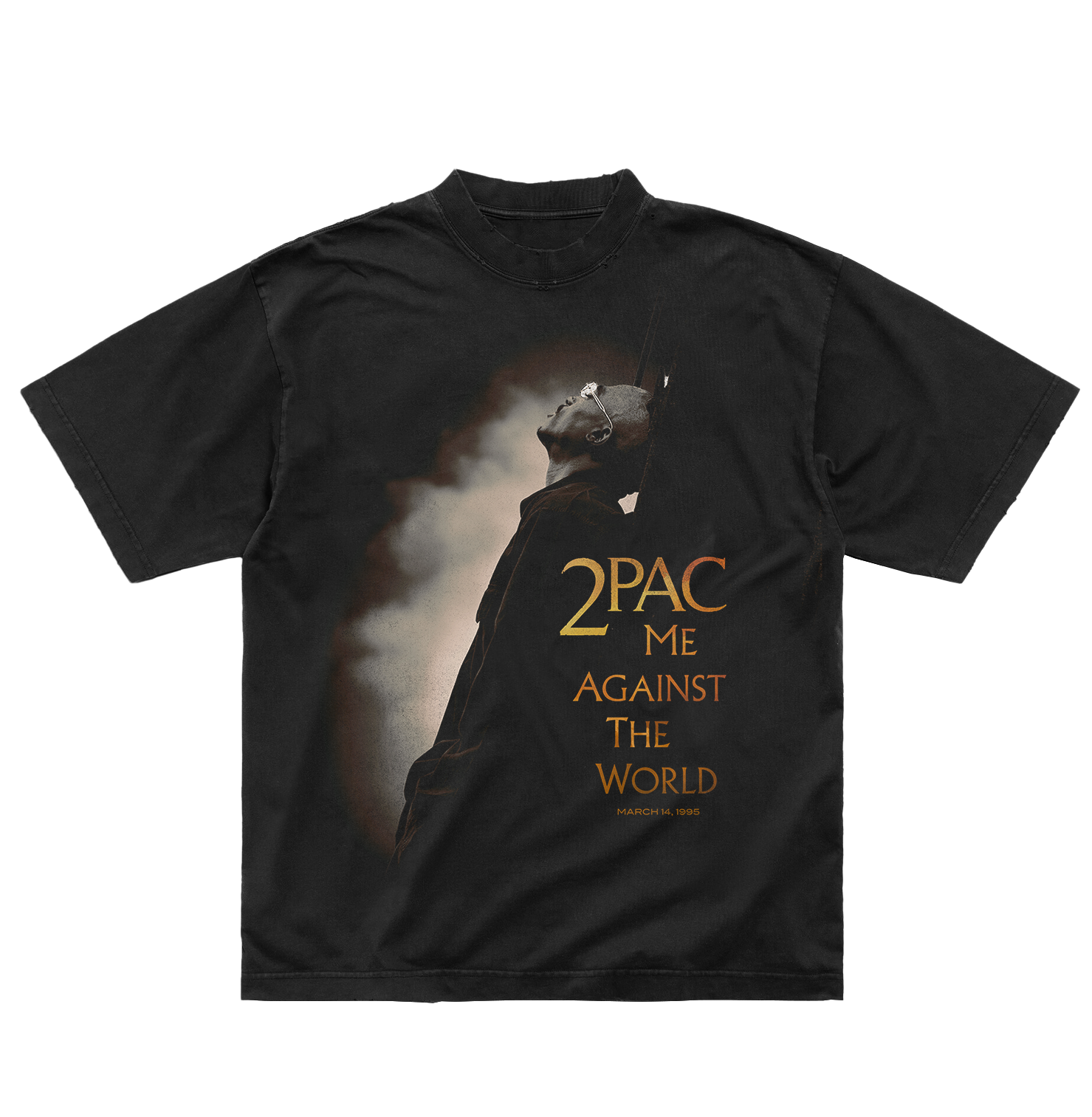 2Pac - Heavy In the Game Black T-Shirt
