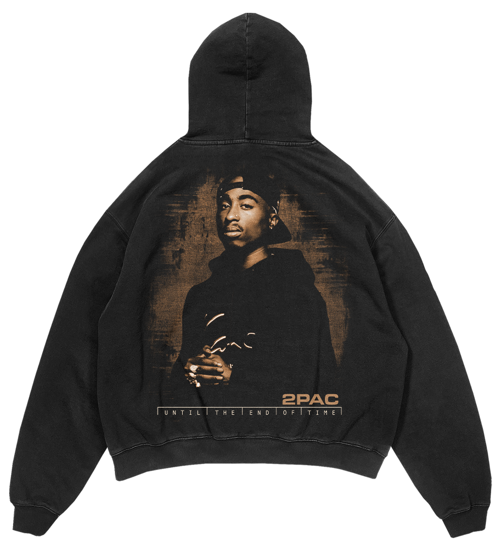 Tupac Shakur - Last Onez Washed Black Hoodie