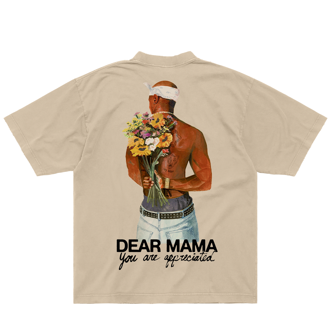 2Pac - You Are Appreciated Tan T-Shirt