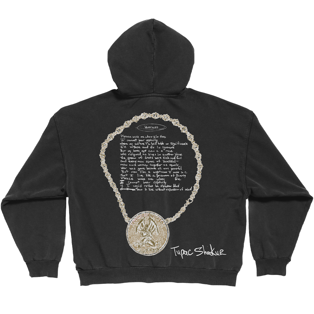 Tupac Shakur - Untitled Zip Hoodie