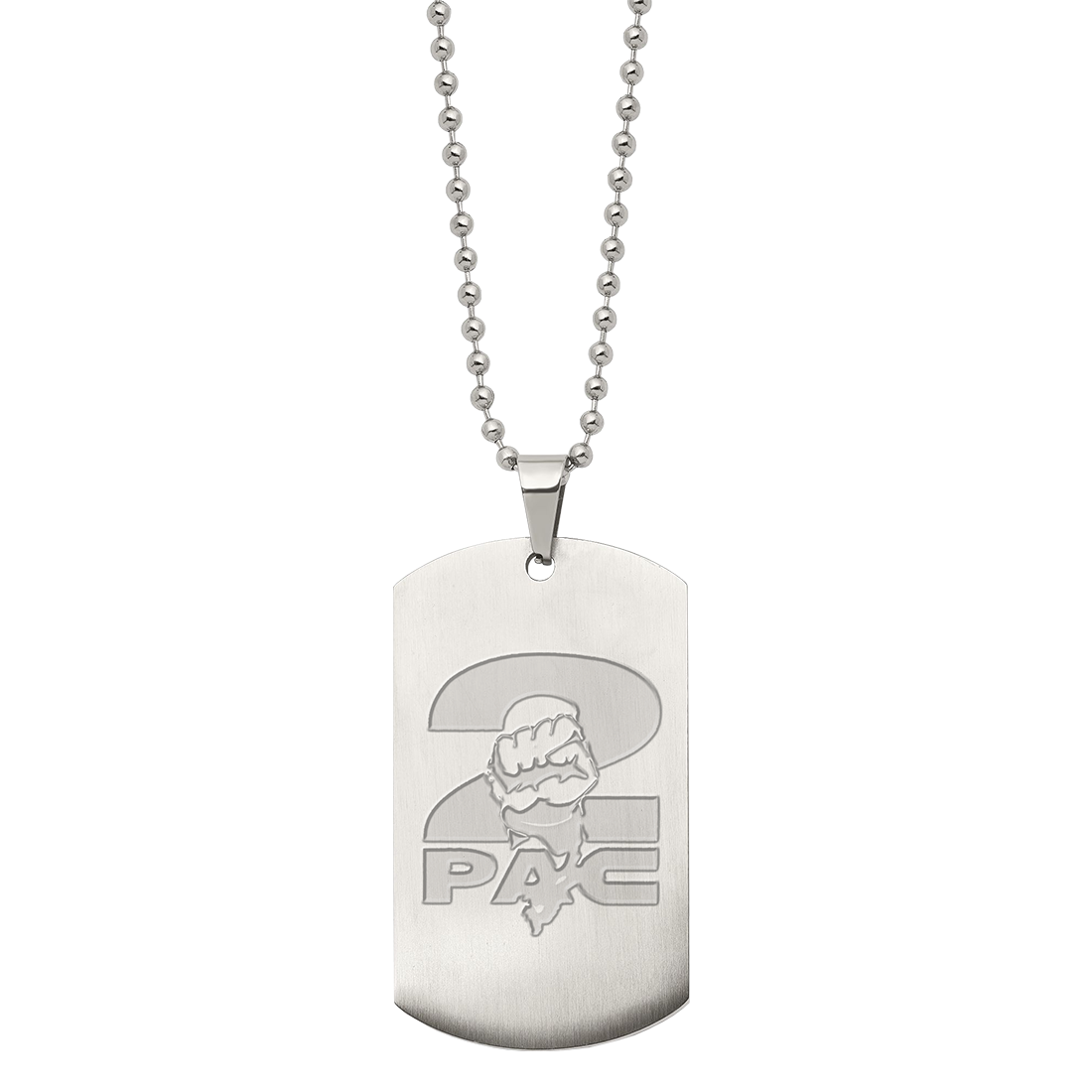 Tupac Shakur - If I Fail Dog Tag Necklace