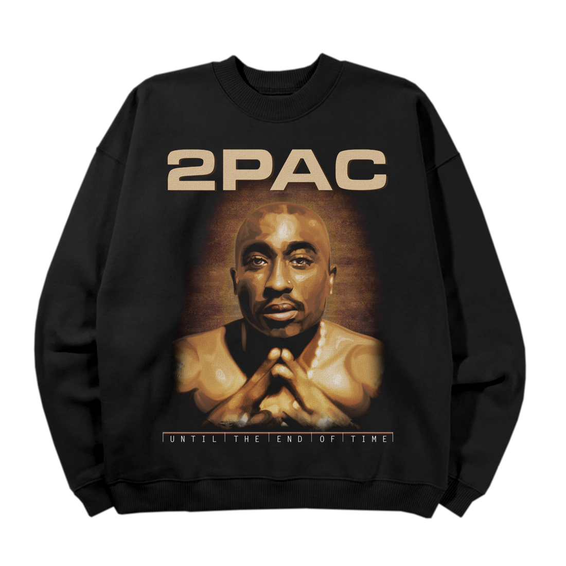 Mister Tee TUPAC - Felpa con cappuccio - black/nero Mister Tee TUPAC - Felpa con cappuccio - black/nero